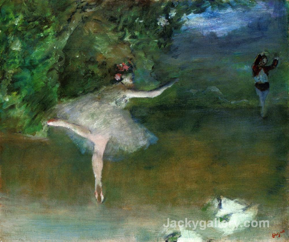 Les Pointes by Edgar Degas paintings reproduction